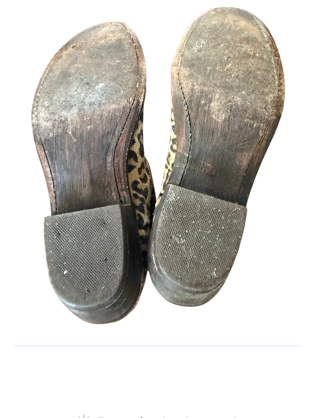 Leopard Print Women's Western Boots by Pecos Bill -Tan Black -Size 8 - Picture 10 of 12